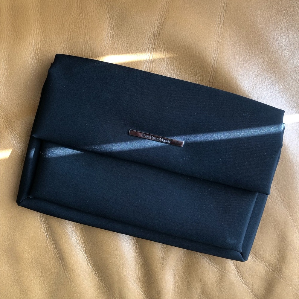 Gian Marco Venturi Women's handbag of the evening line black Italy clutch